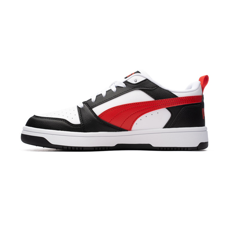 zapatilla-puma-rebound-v6-low-nino-white-for-all-time-red-black-2