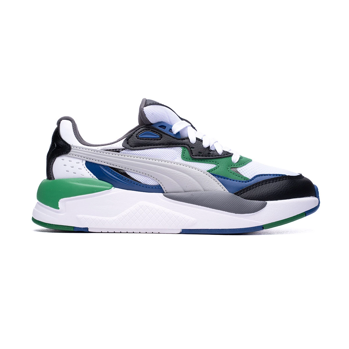 Trainers Puma Kids X Ray Speed White Cool Light Gray Black Archive Green Futbol Emotion