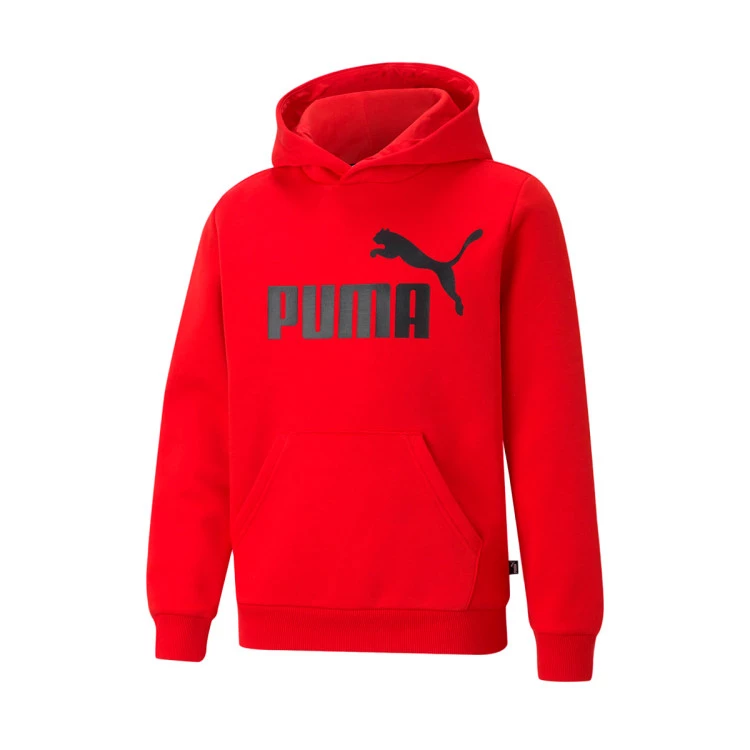 Felpa Puma Essentials Big Logo da Bambino High Risk Red Futbol Emotion