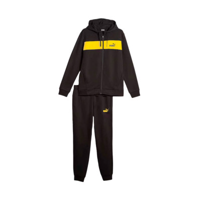 Kids Fz Panel Hooded Track Tracksuit