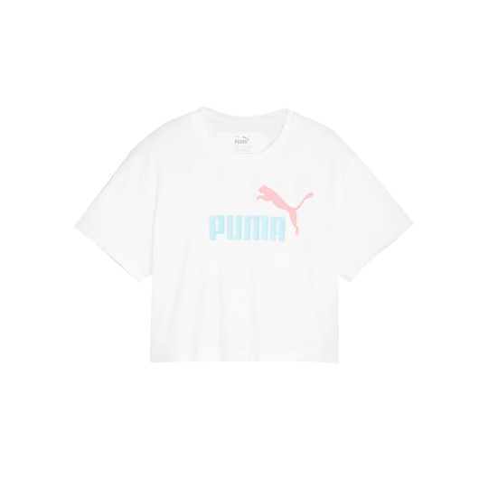Jersey Puma Girls Logo Cropped Niña White - Fútbol Emotion