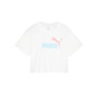 Girls Logo Cropped Niña White