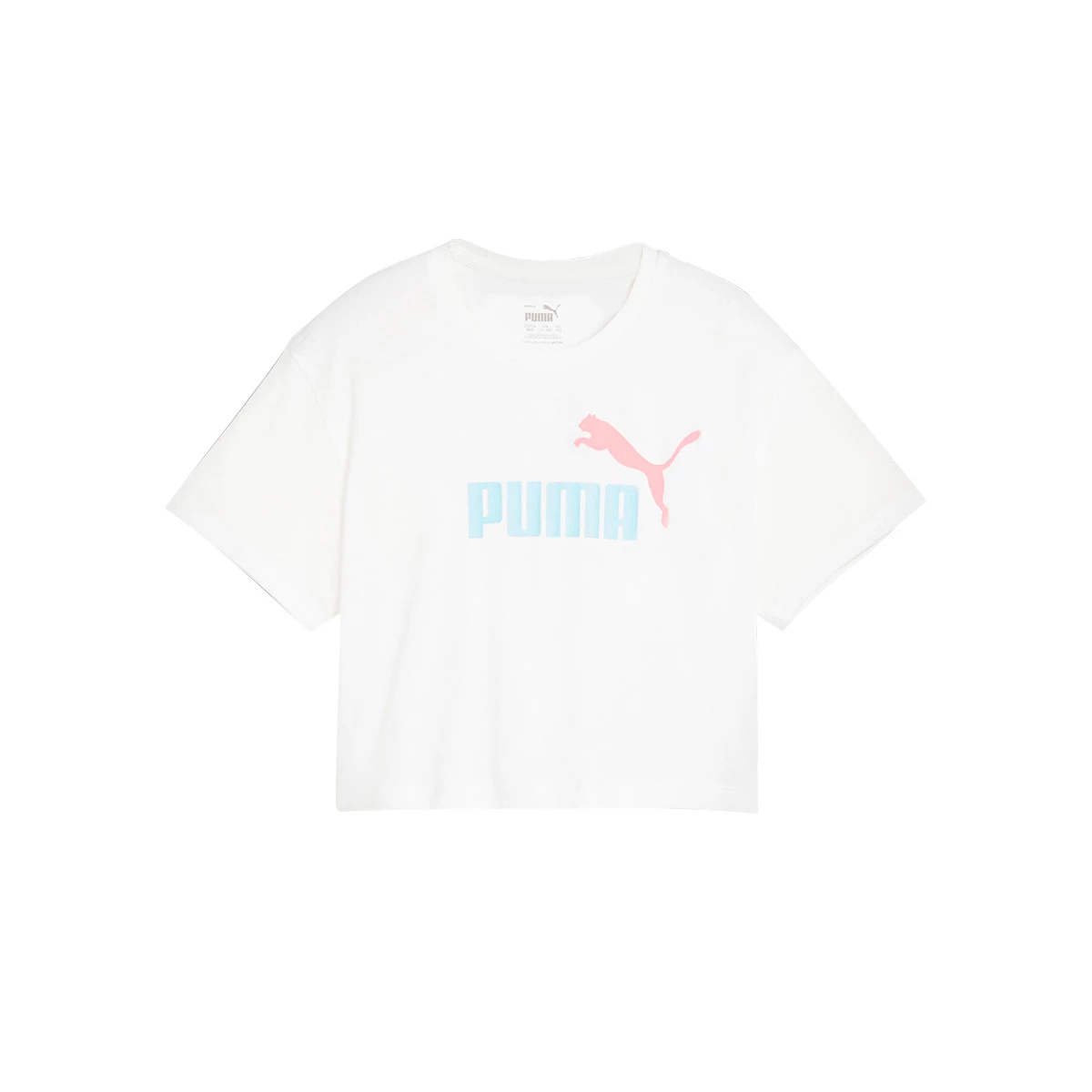 Jersey Puma Girls Logo Cropped Ni a White F tbol Emotion