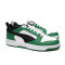 Zapatilla Rebound v6 Low White- Black-Archive Green