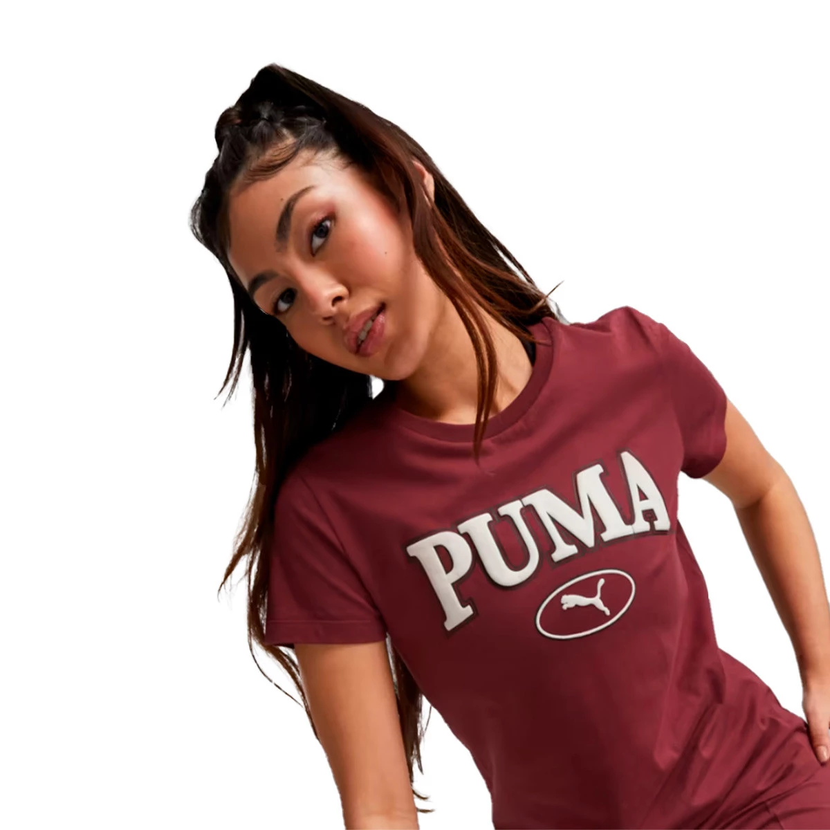 Camiseta Puma Squad Graphic Mujer Dark Jasper - Fútbol Emotion