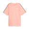 Camiseta Essentials Tape Mujer Peach Smoothie