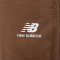 Pantalón largo Essentials Stacked Logo French Terry Mujer Maroon