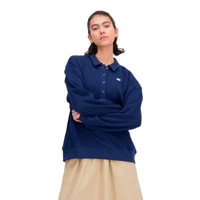 Athletics Collared Mujer Pullover