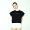 Camiseta Essentials Graphic Cotton Jersey Oversized Mujer Black
