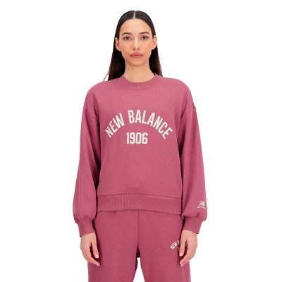 Bluza Essentials Varsity Fleece Crew Mujer