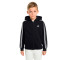 Sudadera 3 Stripes Niño Black-White