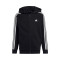 Sudadera 3 Stripes Niño Black-White