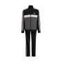 3 Stripes Tiberio Enfant Noir-Gris Five-Gris One-Blanc Bottom:Black-W