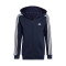 Sudadera 3 Stripes Niño Legend Ink-White
