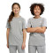 Camiseta 3 Stripes Niño Medium Grey Heather-White