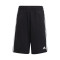 Pantalón corto 3 Stripes Niño Black-White
