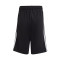 Pantalón corto 3 Stripes Niño Black-White