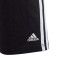 Pantalón corto 3 Stripes Niño Black-White