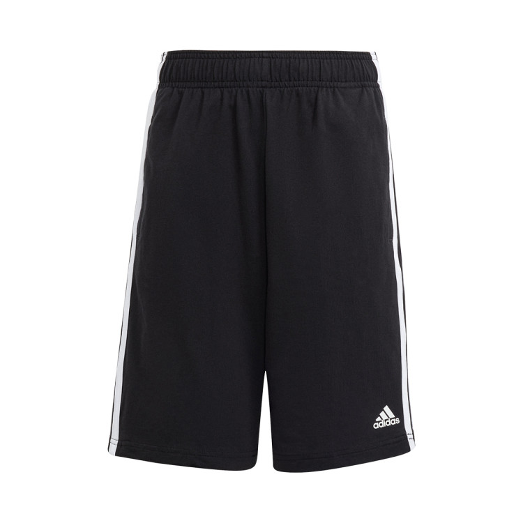 pantalon-corto-adidas-3-stripes-nino-black-white-0