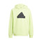 Sudadera Future Icons Logo Niño Pulse Lime-Black