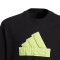 Camiseta Future Icons Logo Niño Black-Pulse Lime