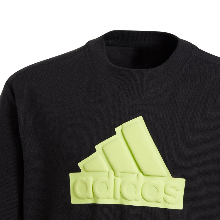 camiseta-adidas-future-icons-logo-nino-black-pulse-lime-2