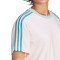 Camiseta 3 Stripes Mujer Clear Pink-Wonder Quartz-Arctic Fusion