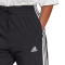 Pantalón largo 3 Stripes Woven Mujer Black-White