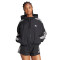Chaqueta 3 Stripes Woven Mujer Black-White