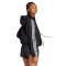 Chaqueta 3 Stripes Woven Mujer Black-White