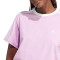 Camiseta 3 Stripes Mujer Bliss Lilac-White