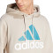 Sudadera Big Logo Wonder Beige