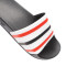 Chanclas Adilette White-Red-Core Black