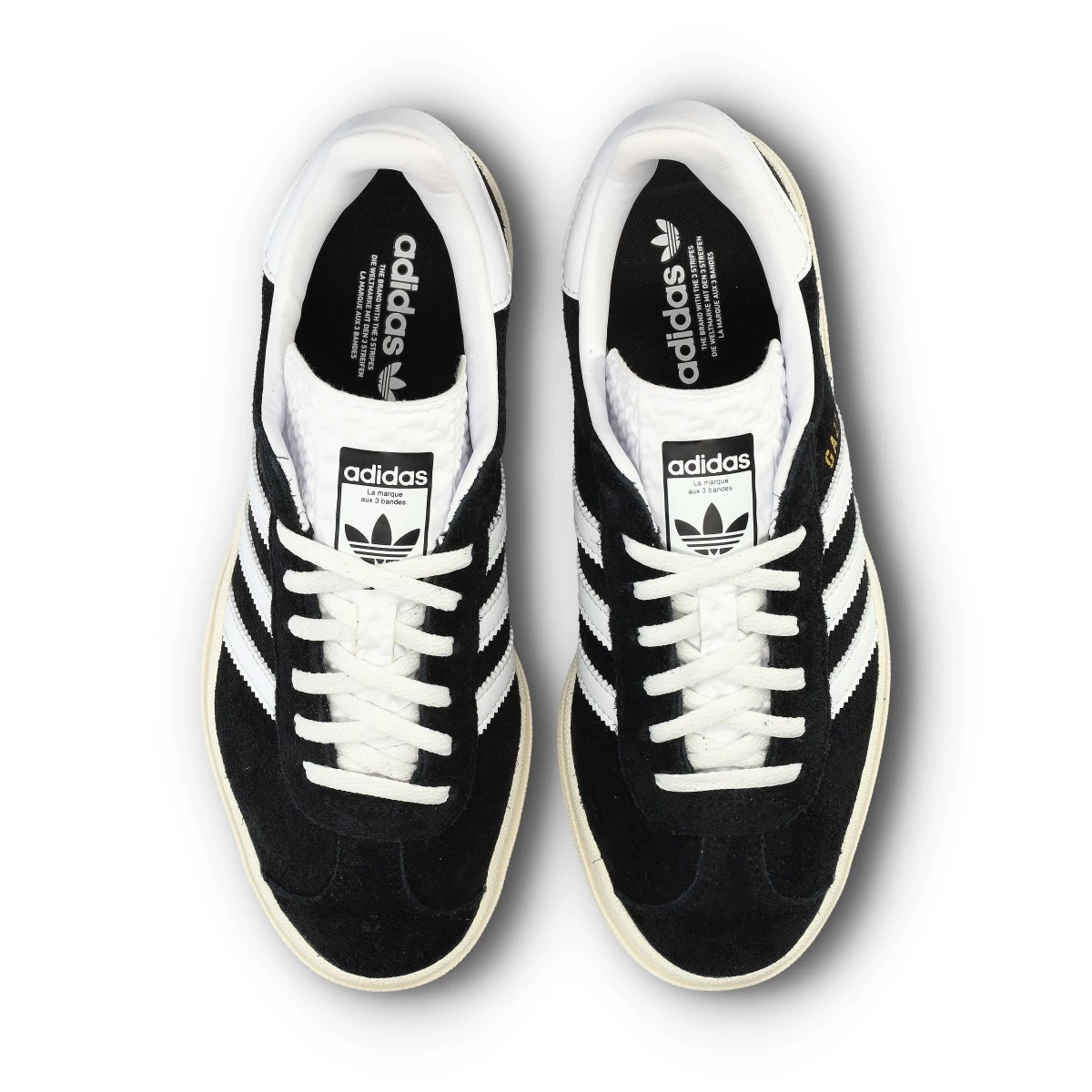 Sneaker adidas Gazelle Bold Fu ballschuhe fur Frauen Kern Schwarz Ftwr WeiB Kern WeiB Futbol Emotion