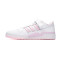 Zapatilla Forum Low Mujer Ftwr White-Clear Pink-Ftwr White