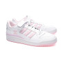 Forum Low Mujer-Ftwr White-Clear Pink-Ftwr Weiß