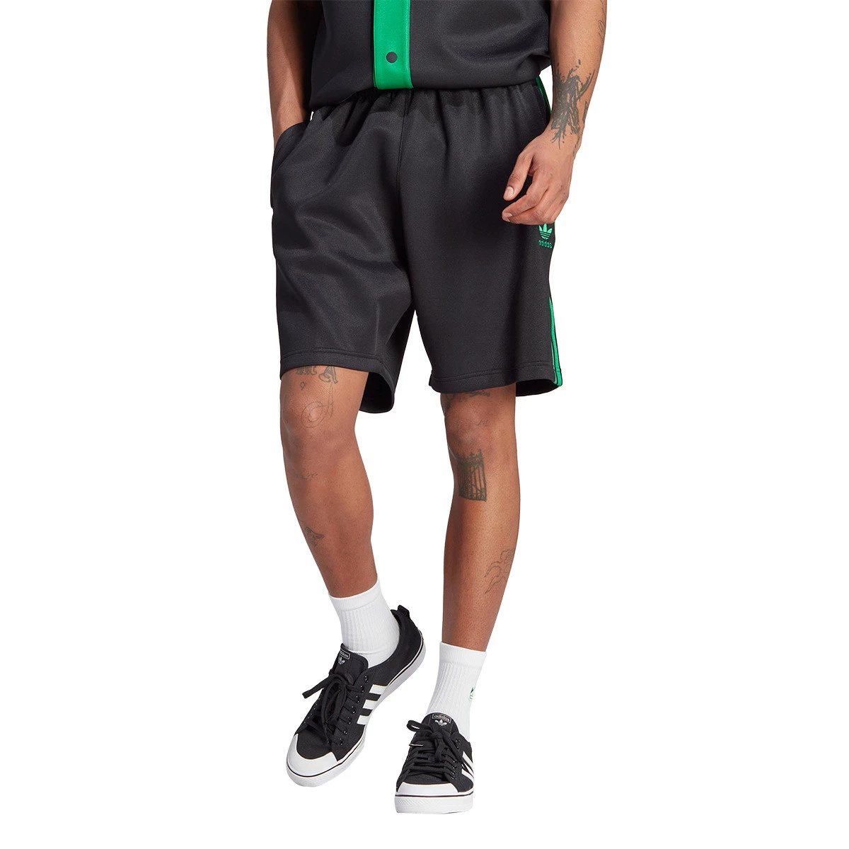 Shorts adidas Originals Classics Black Green Futbol Emotion