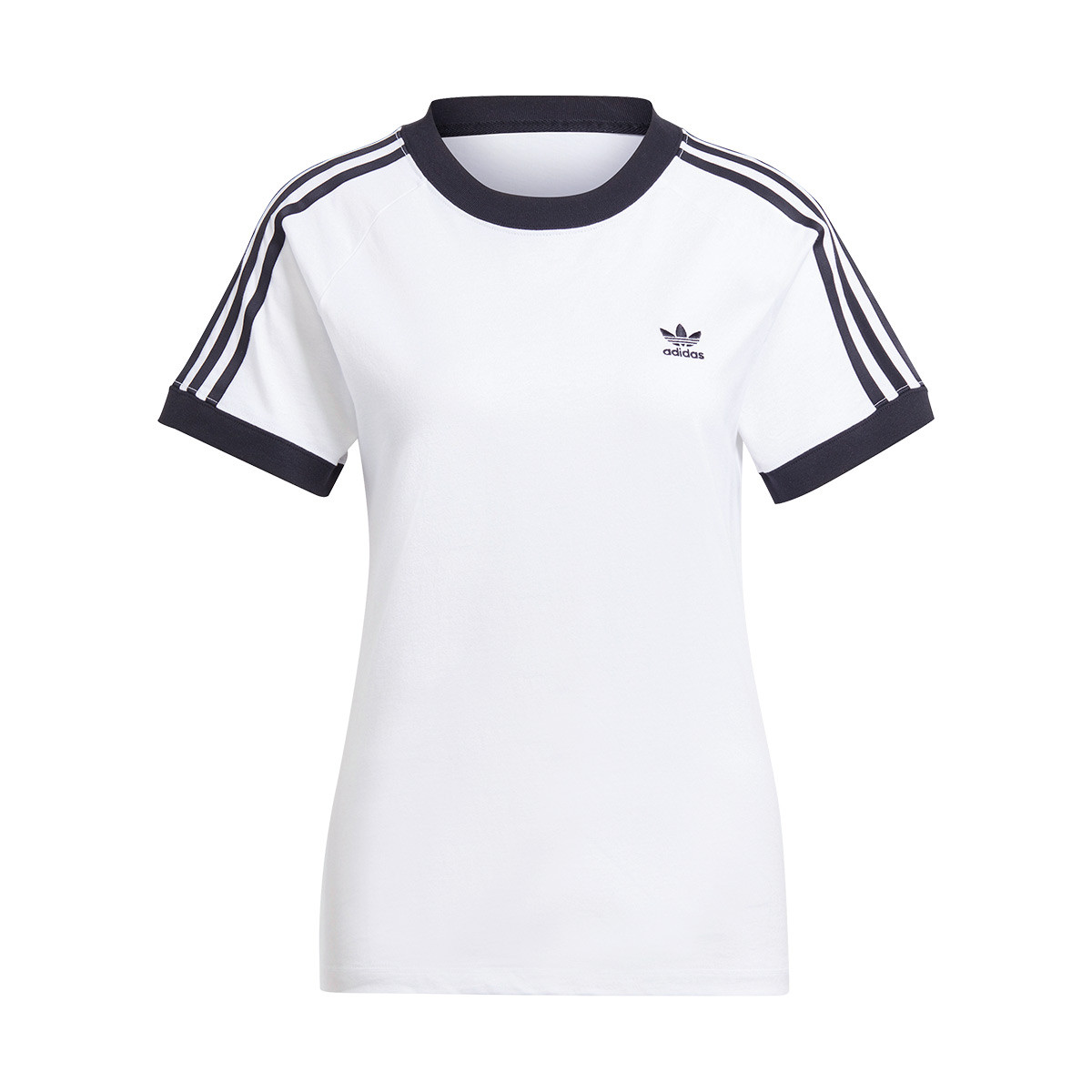 Jersey adidas Women Stripes Slim White -