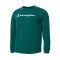 Sudadera American Classics Big Logo Crew Niño Verde