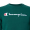 Sudadera American Classics Big Logo Crew Niño Verde
