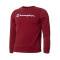 Sudadera American Classics Big Logo Crew Niño Burgundy