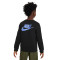 Sudadera Sportswear Si Fleece Crew Brush Niño Black