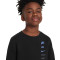 Sudadera Sportswear Si Fleece Crew Brush Niño Black