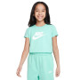 Kids Sportswear Crop Futura-Emerald Rise