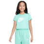 Sportswear Crop Futura Enfant-Emerald Rise