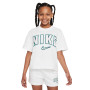 Sportswear Hoody Boxy Print Bambino White