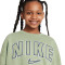 Sudadera Sportswear Trend Fleece Crew Print Niño Oil Green