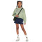 Sudadera Sportswear Trend Fleece Crew Print Niño Oil Green