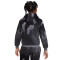 Sudadera Clb Fleece HBR Hd Wash Aop Niño Black-Iron Grey-White