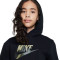 Bluza Nike Club Fleece HBR Hoodie Hoody Grx Niño